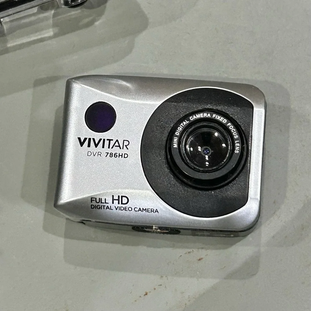 Vivitar DVR 786HD Full HD Action Camcorder‎ w/ Waterproof Case-Bundle-Tested